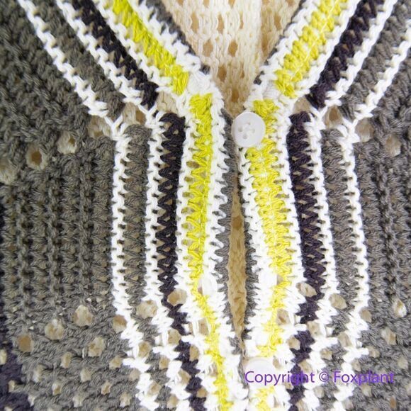 New! Free People Small Kelly Crochet Maxi Top Dress Swim Suit Cover Up, size XS - Picture 6 of 16